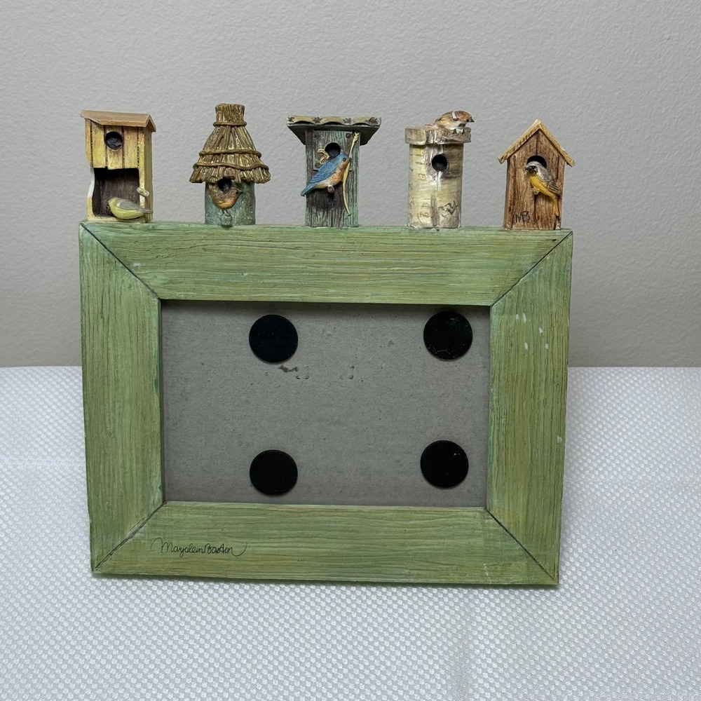 Marjolein Bastin Hallmark Nature's Sketchbook 5 Birdhouse Bird Photo Frame 4x6